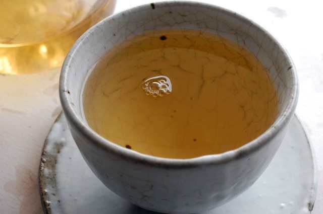 Green Puerh Tuo Cha Teabowl 01-25-14